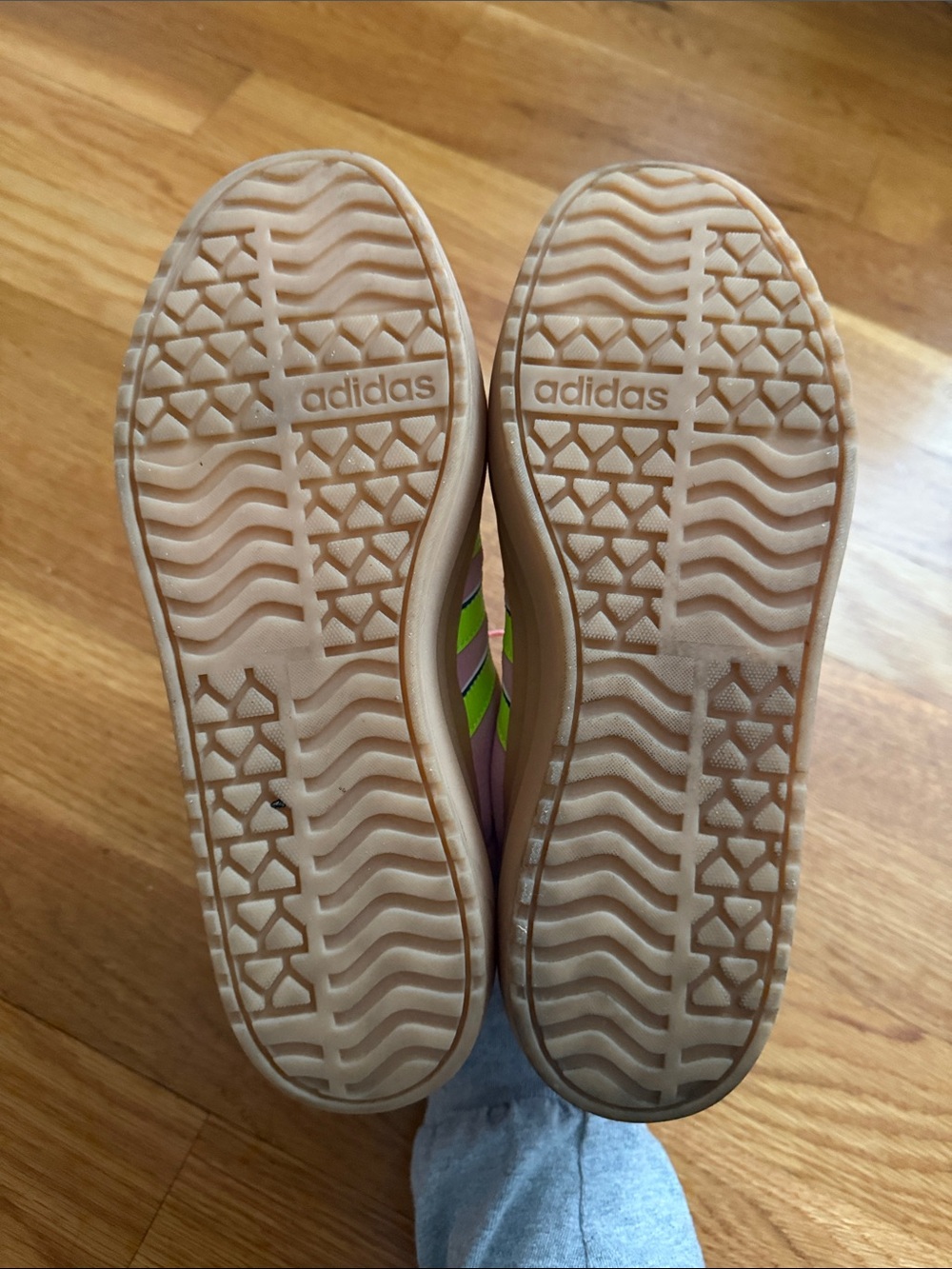 adidas Pink & Neon Green Women's Sneakers - Picture 7 of 7